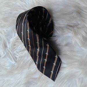 Yves Saint Laurent YSL silk neck tie